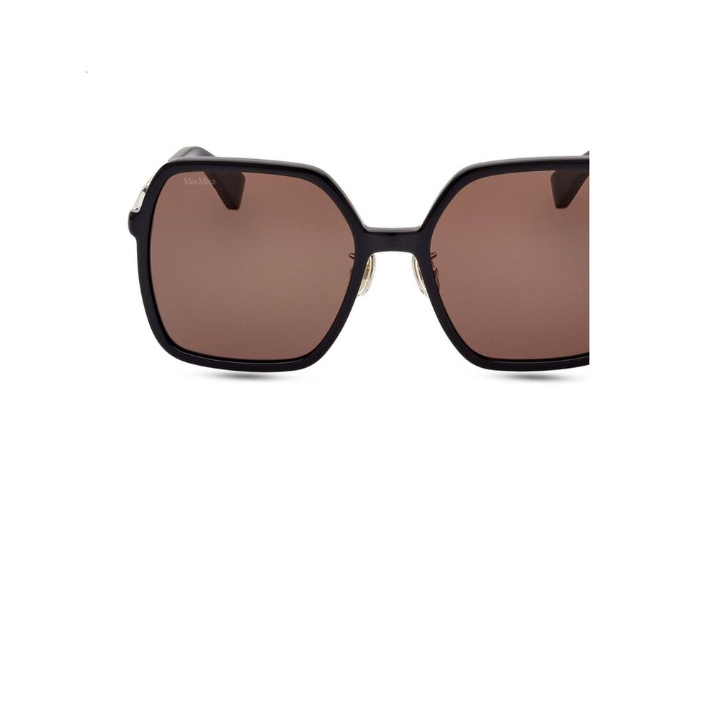 Brand New MaxMara Sunglasses Stylish Semi-Metal Black - 00000003